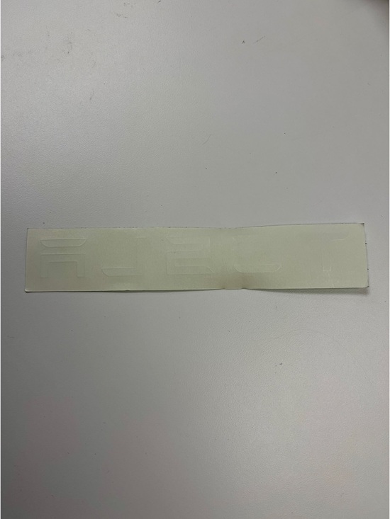 Tesla White Decal Sticker - Picture 3 of 3